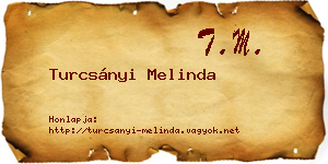 Turcsányi Melinda névjegykártya